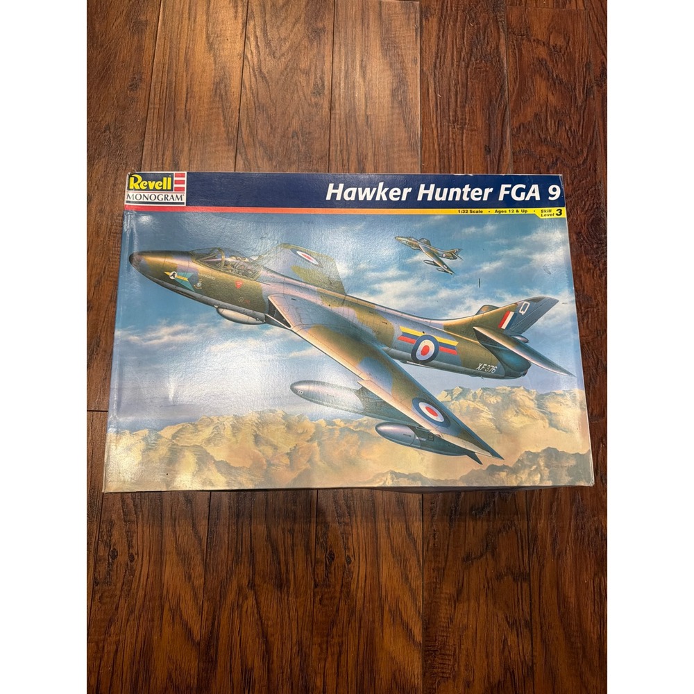 Revell Monogram Hawker Hunter FGA 9 1:32 Scale Model Airplane Kit 4670 RAF